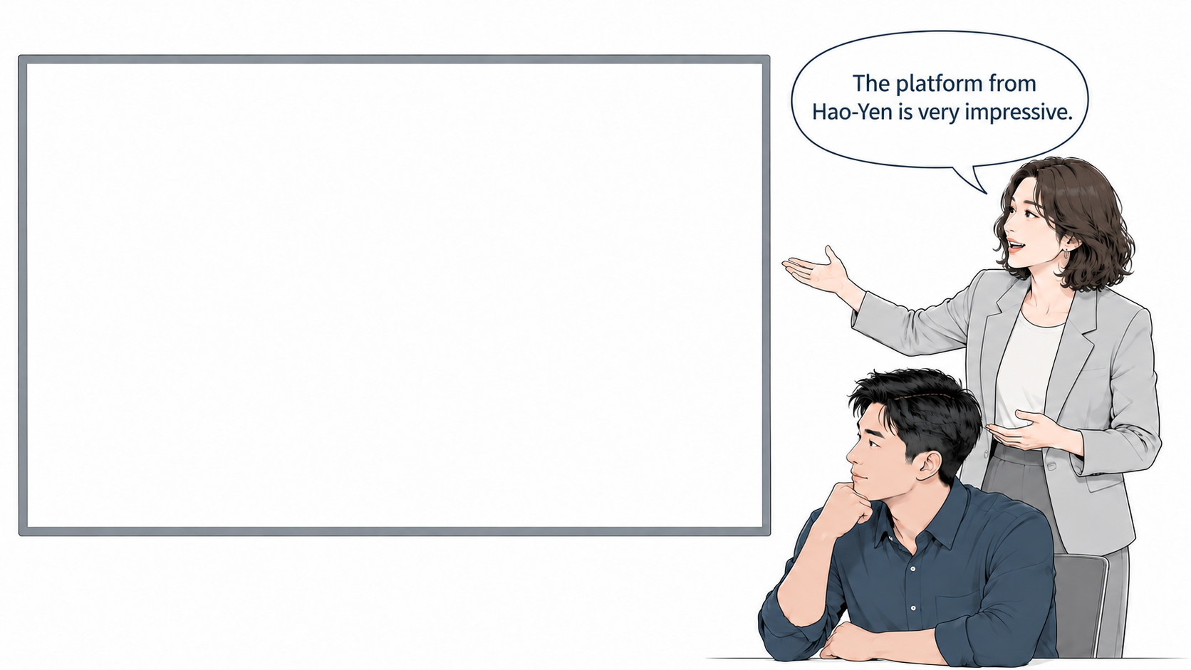 AI-generated fictional scene. Review the results together. The platform from Hao-yen's team is very impressive.