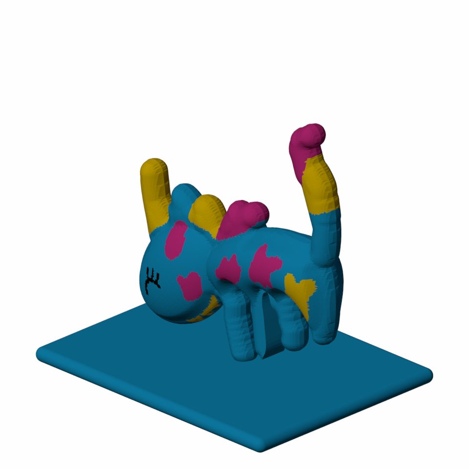A multicolor creature — model_render